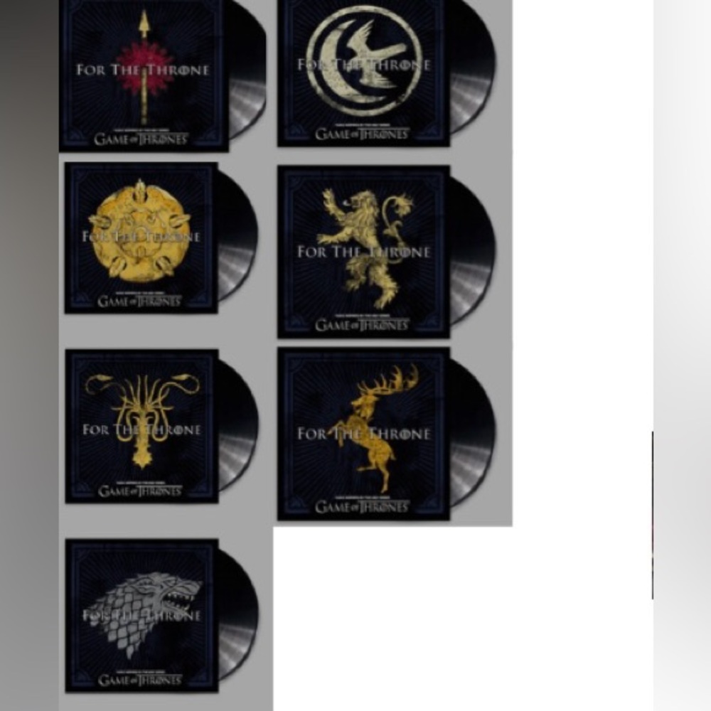 SEALED Game of Thrones For the Throne Limited House Covers Bundle
